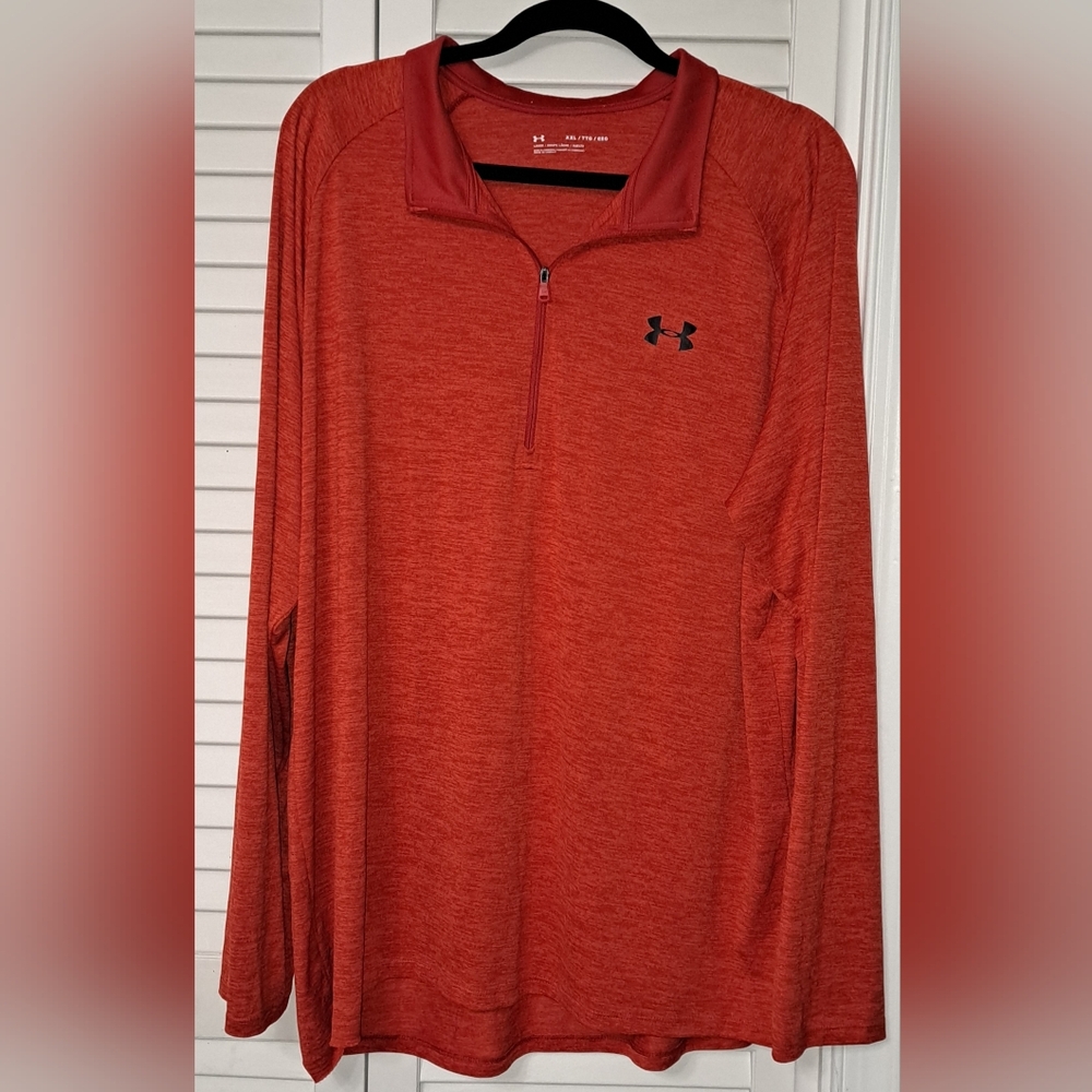 Under Armour Orange Quarter-Zip Pullover